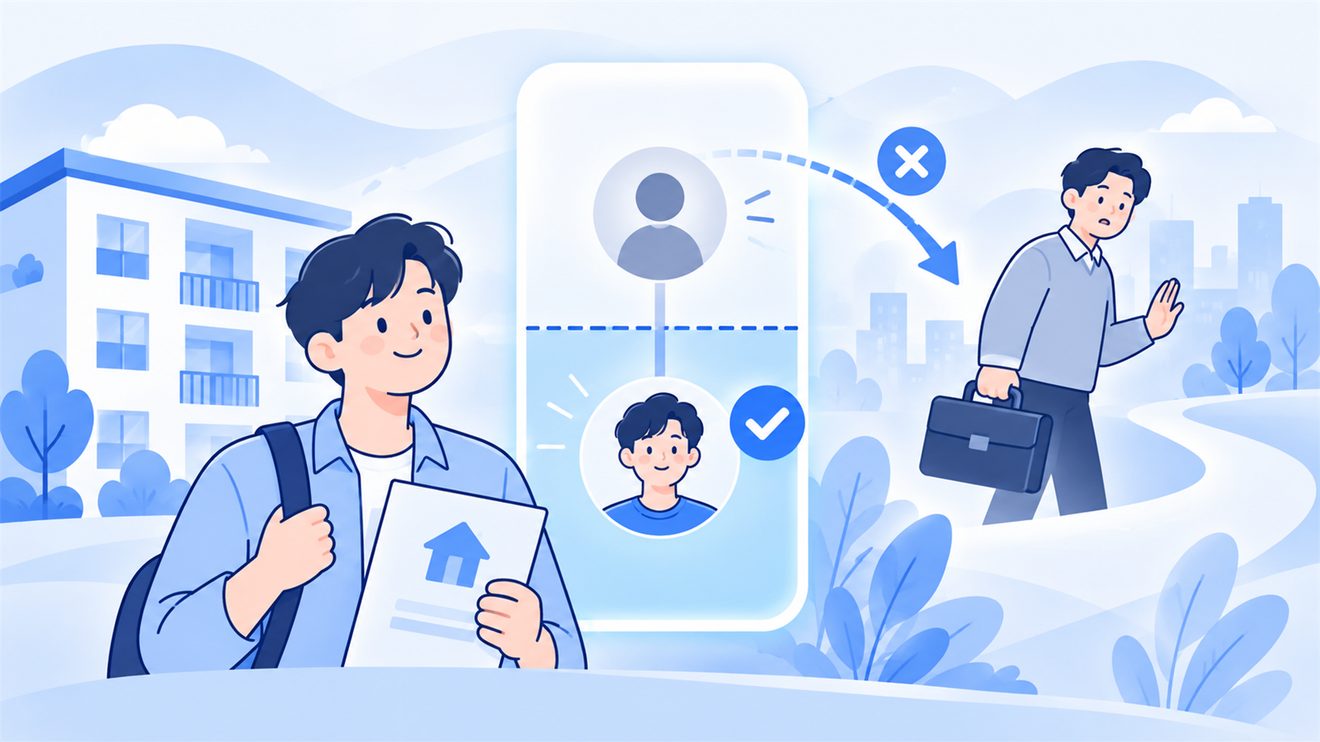 기준 중위소득 비율에 따라 자격이 갈리는 구조를 나타낸 그림