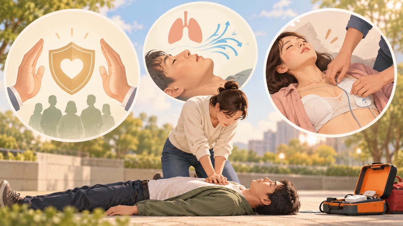 심폐소생술을 망설이게 하는 오해를 바로잡은 카드