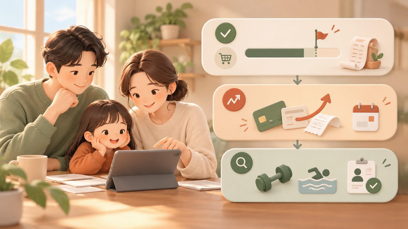 연말 전 신용카드 소득공제 점검 순서를 정리한 카드