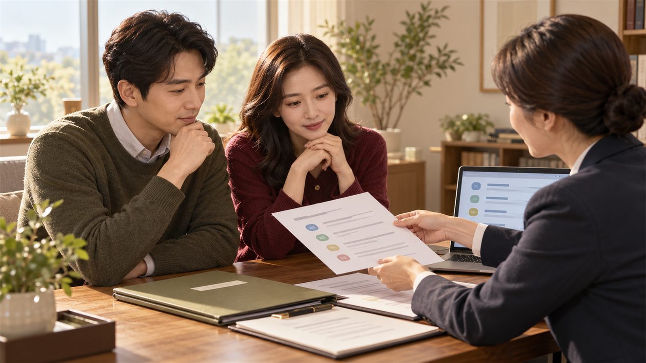 상속인이 한 번의 신청으로 여러 금융회사 계좌를 조회하는 개념 일러스트