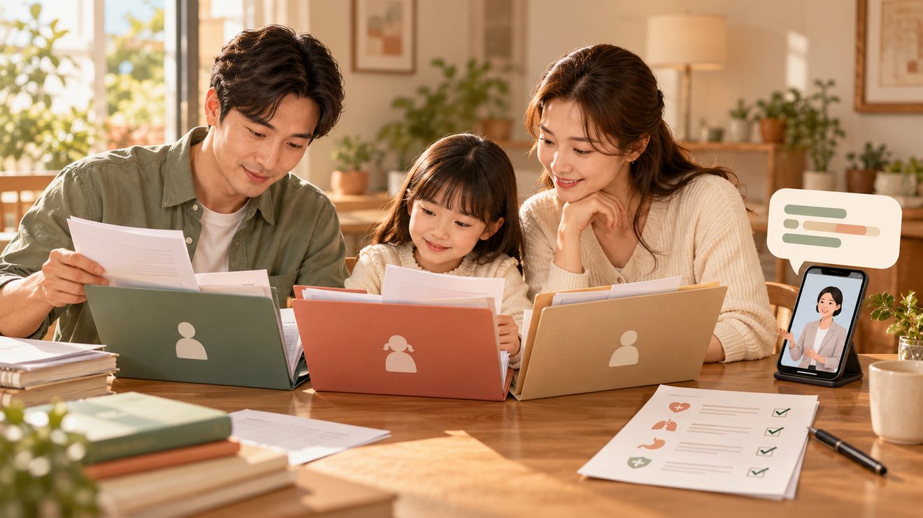 가족 건강보험 무사고 전환을 확인할 때 기억할 점을 정리한 정보 카드