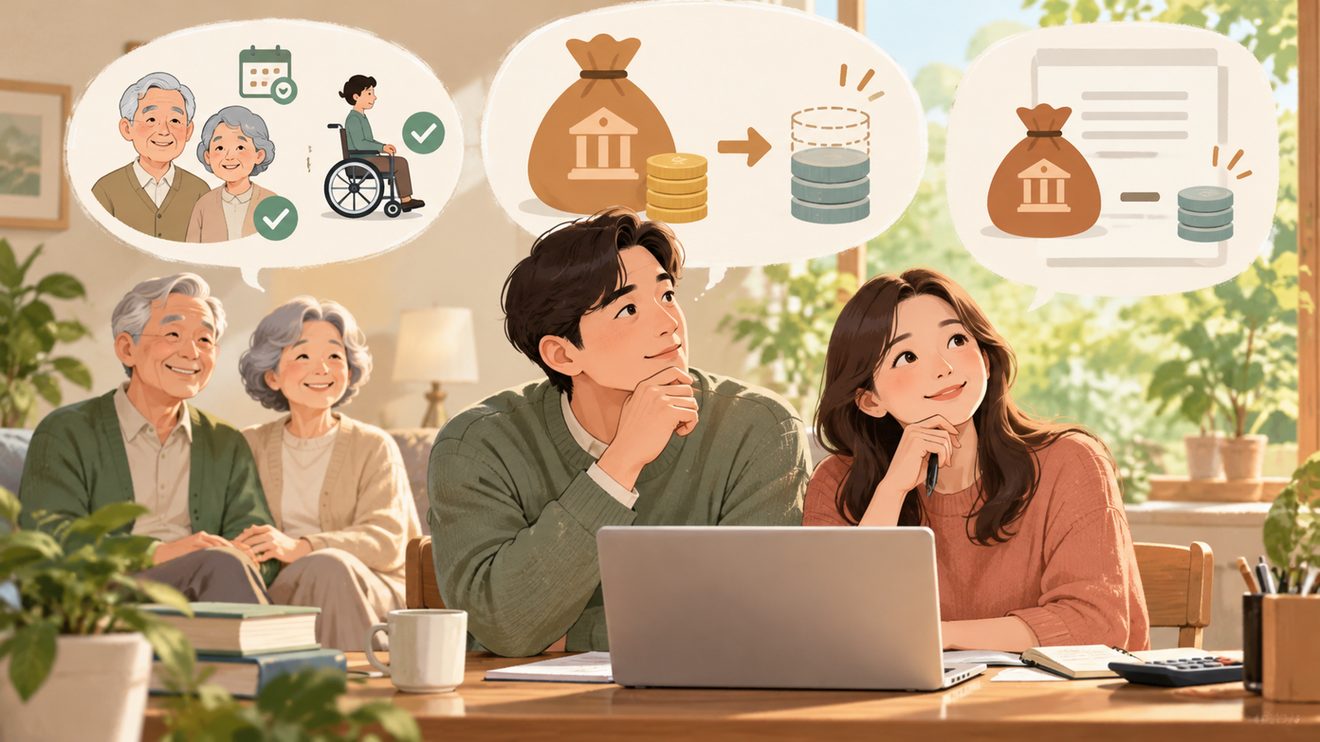 부모님 연금과 자녀 연말정산 부양가족 공제 기준을 정리한 카드